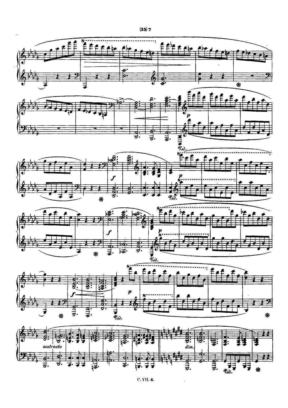 肖邦 钢琴谐谑曲 Chopin Scherzo（No.3 升c小调，Op.39）钢琴曲谱（图6）