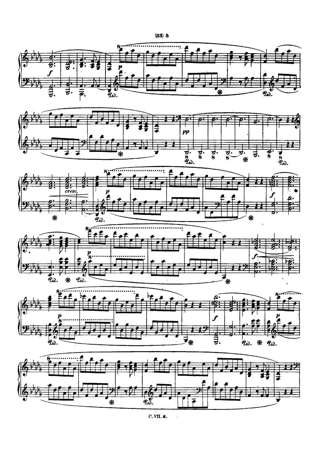 肖邦 钢琴谐谑曲 Chopin Scherzo（No.3 升c小调，Op.39）钢琴曲谱（图4）