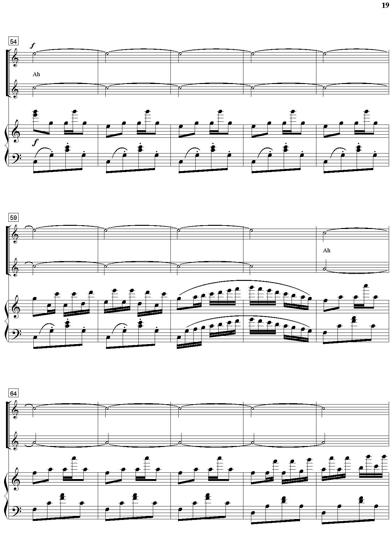 四季（童声合唱套曲）（钢伴谱）钢琴曲谱（图19）
