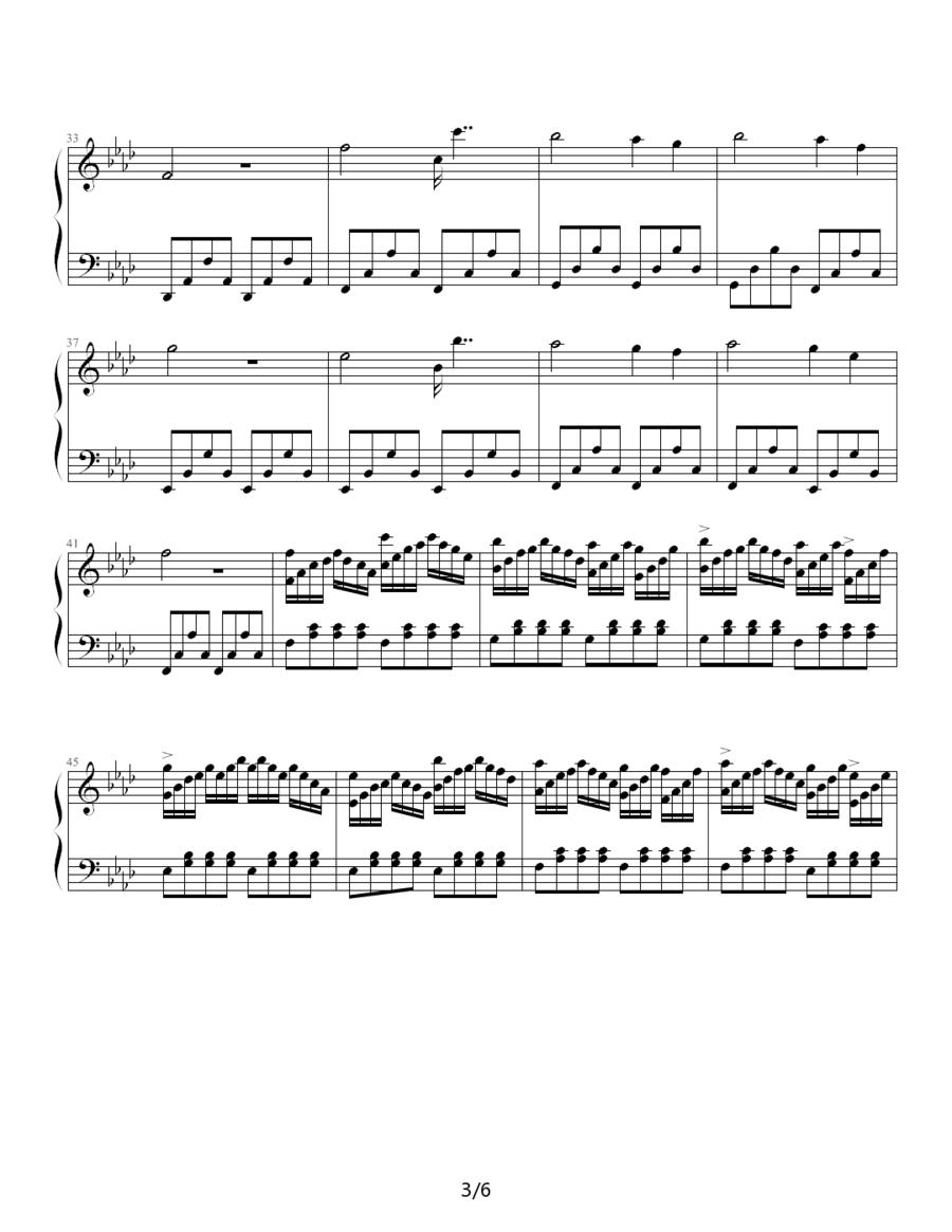 随想曲2钢琴曲谱（图3）