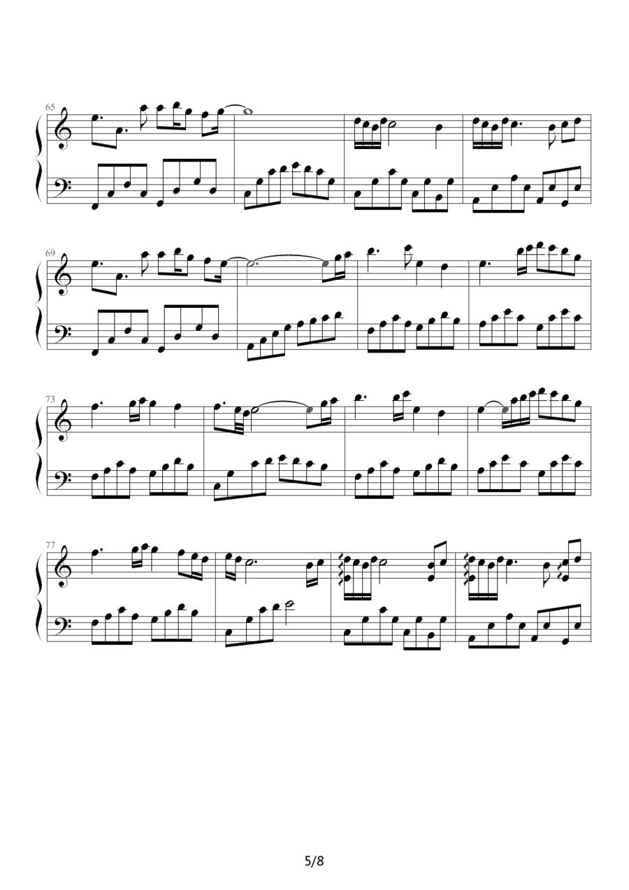 Memory?钢琴曲谱（图5）