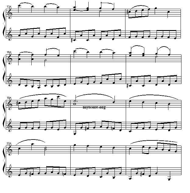 爱之歌钢琴曲谱（图2）
