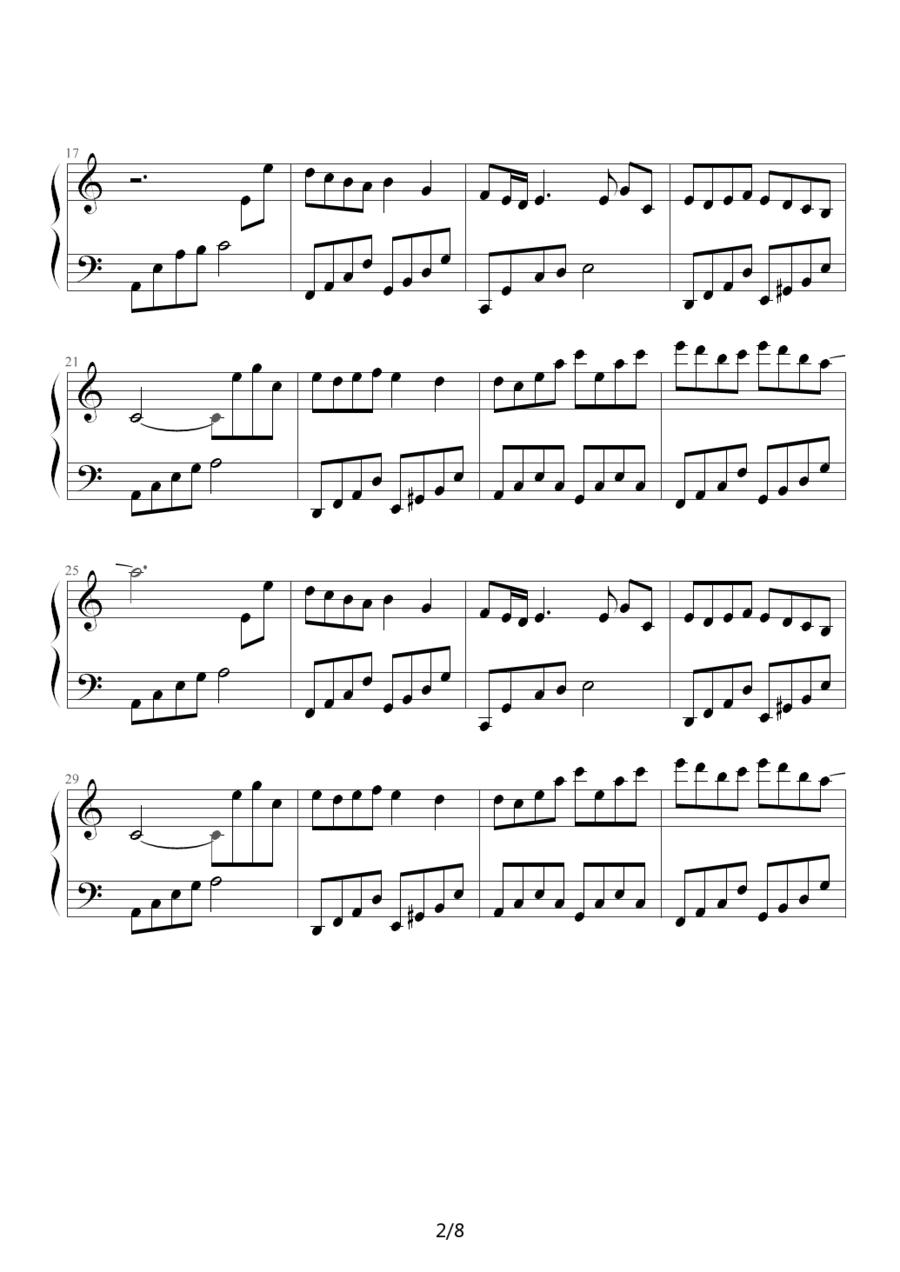 Memory?钢琴曲谱（图2）