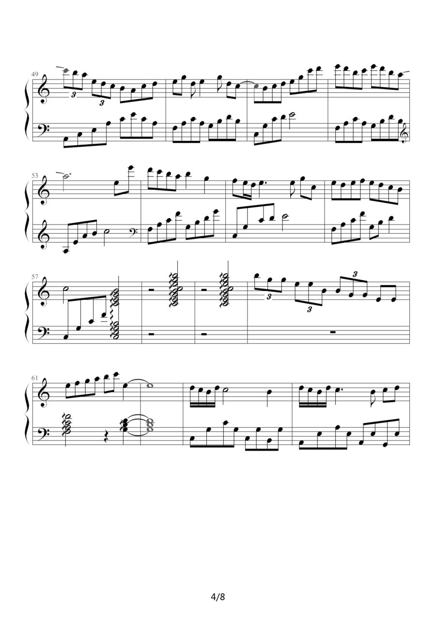 Memory?钢琴曲谱（图4）