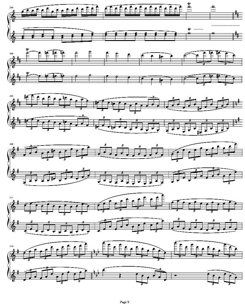 贝多芬钢琴协奏曲Op61第一乐章钢琴曲谱（图9）