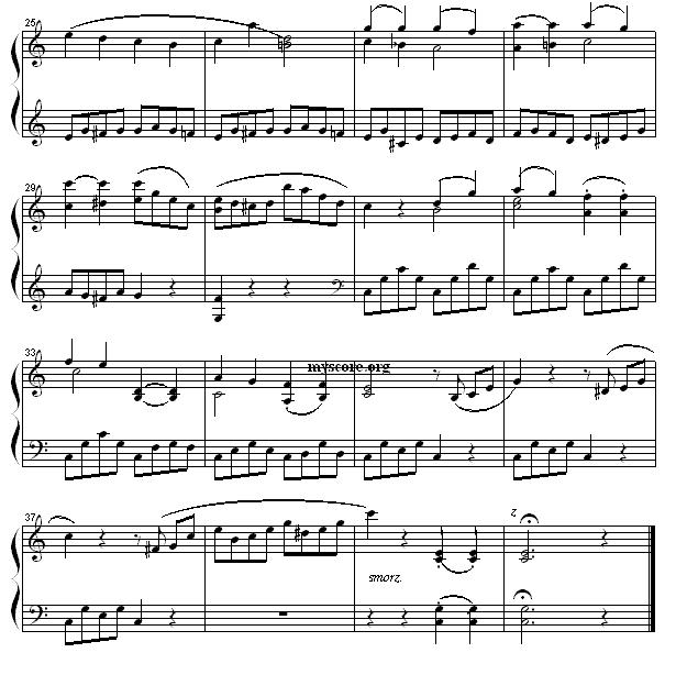 爱之歌钢琴曲谱（图3）