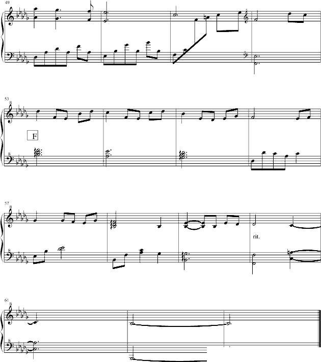 处女座（十二星座组曲）钢琴曲谱（图4）