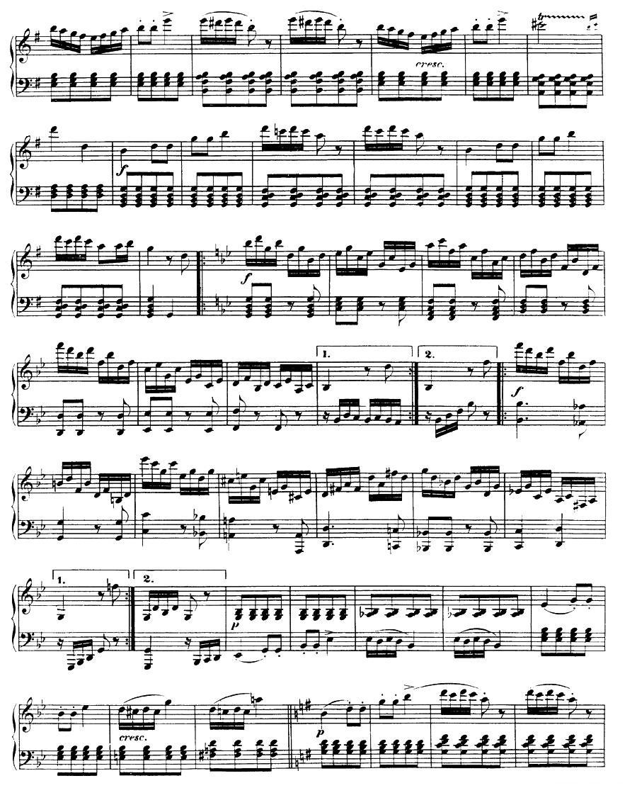 丢失一分钱的愤怒 Op.129钢琴曲谱（图2）