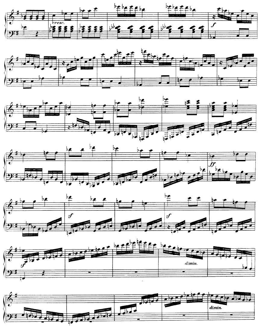 丢失一分钱的愤怒 Op.129钢琴曲谱（图5）