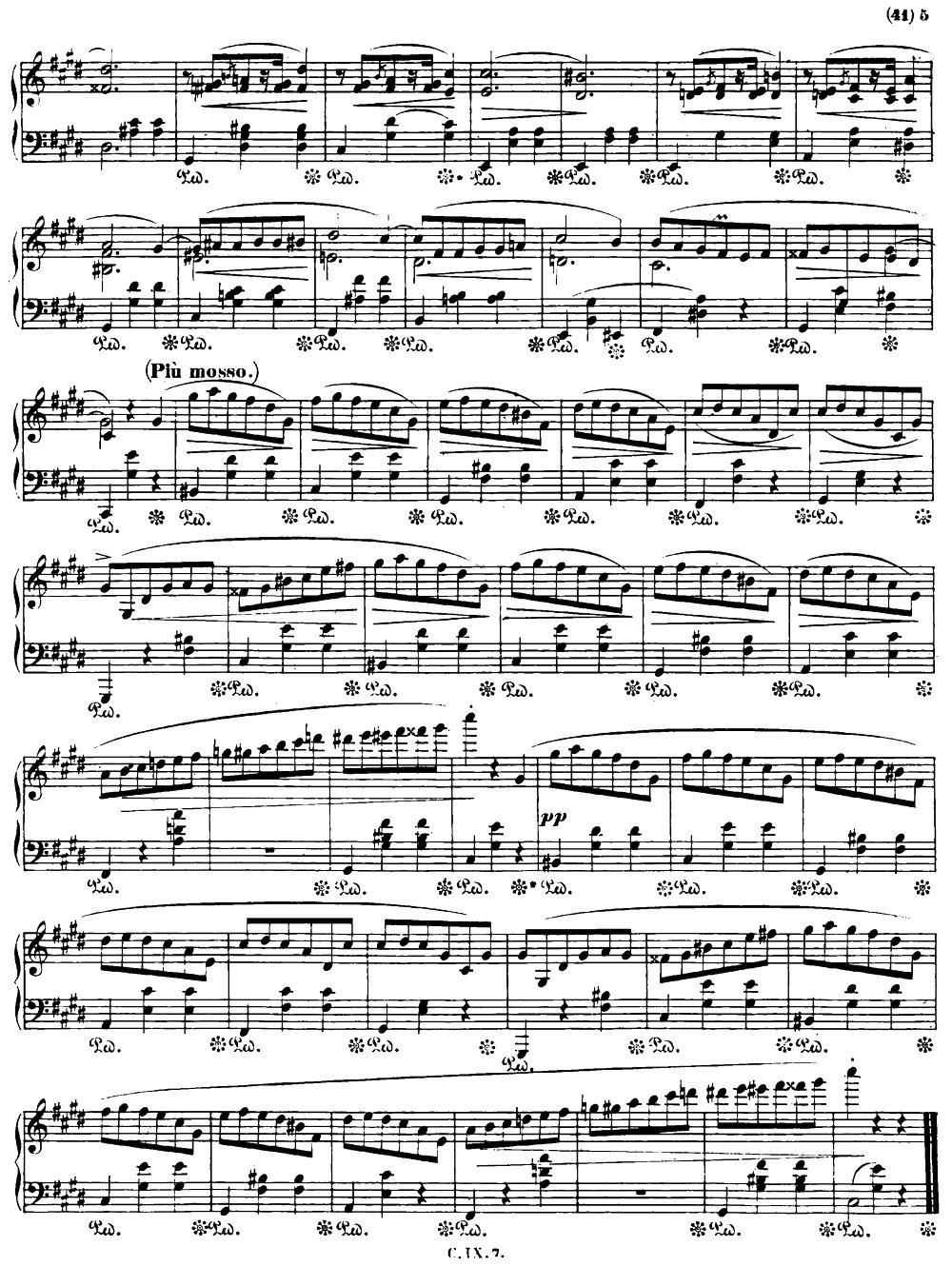 升c小调圆舞曲Op.64-2 钢琴曲谱（图4）