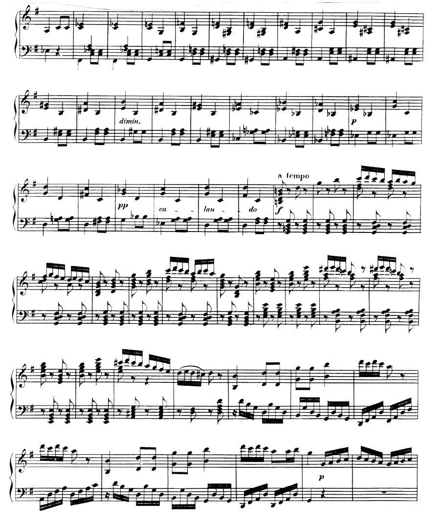 丢失一分钱的愤怒 Op.129钢琴曲谱（图9）