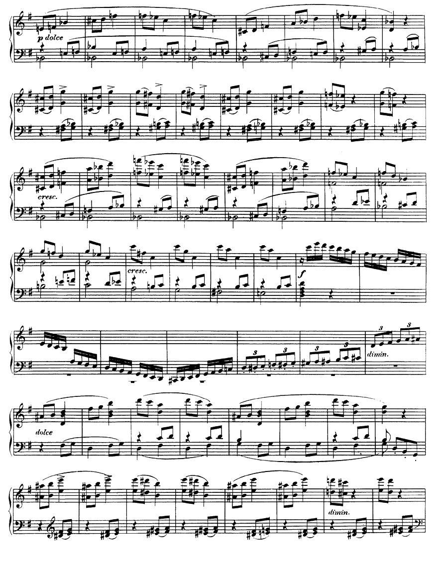 丢失一分钱的愤怒 Op.129钢琴曲谱（图6）