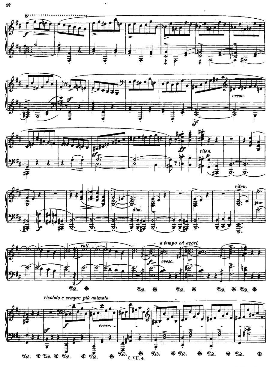 b小调钢琴谐谑曲Op.20（第一号）钢琴曲谱（图11）