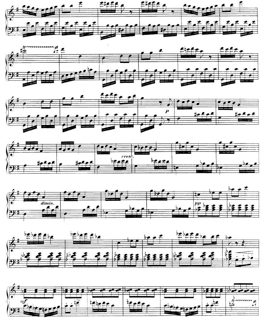 丢失一分钱的愤怒 Op.129钢琴曲谱（图4）