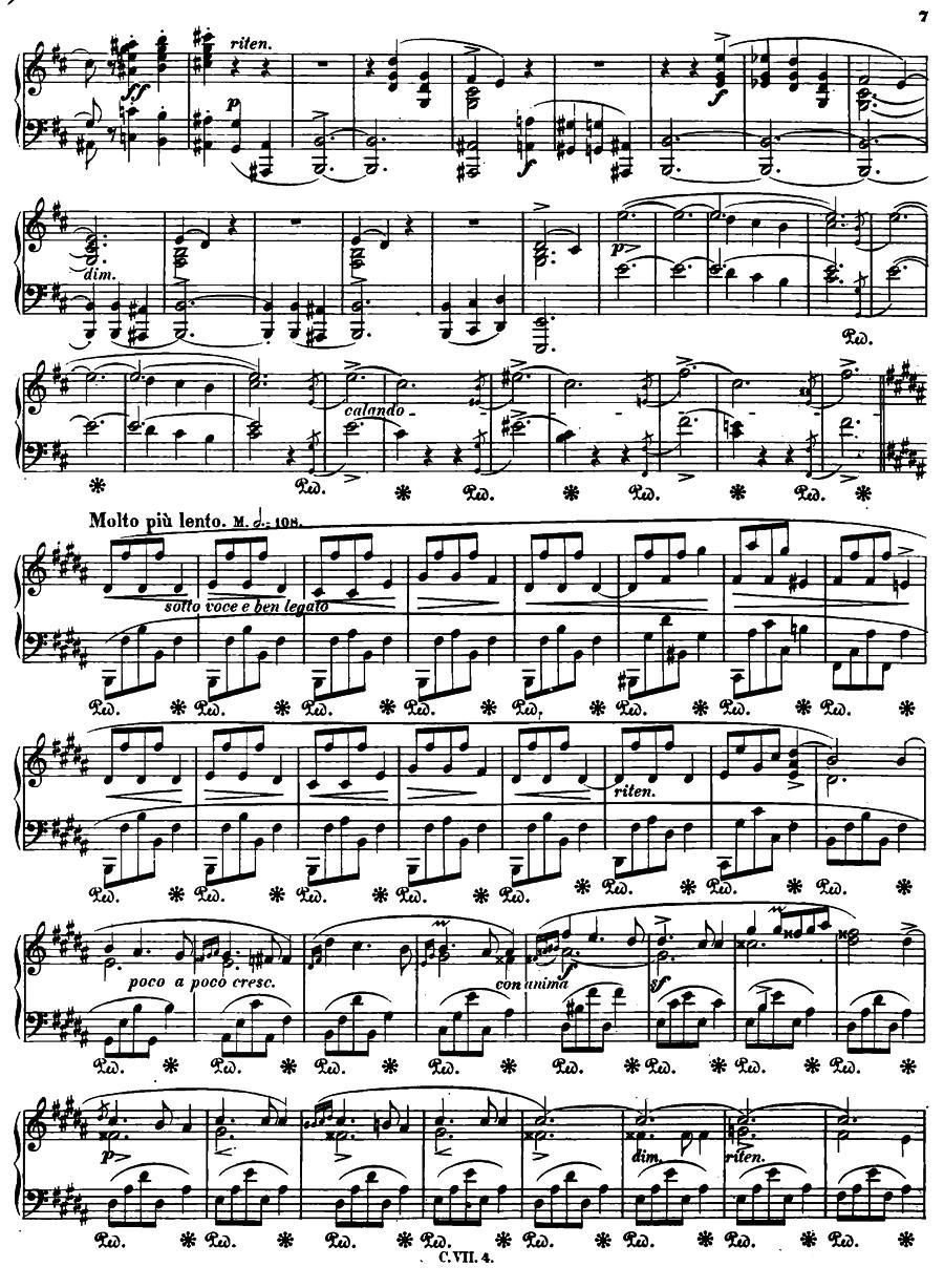 b小调钢琴谐谑曲Op.20（第一号）钢琴曲谱（图6）