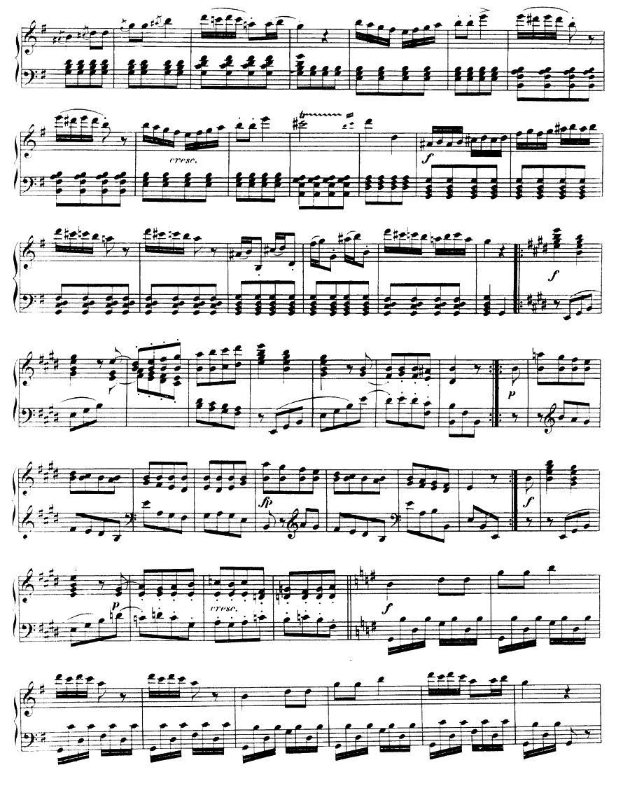 丢失一分钱的愤怒 Op.129钢琴曲谱（图3）