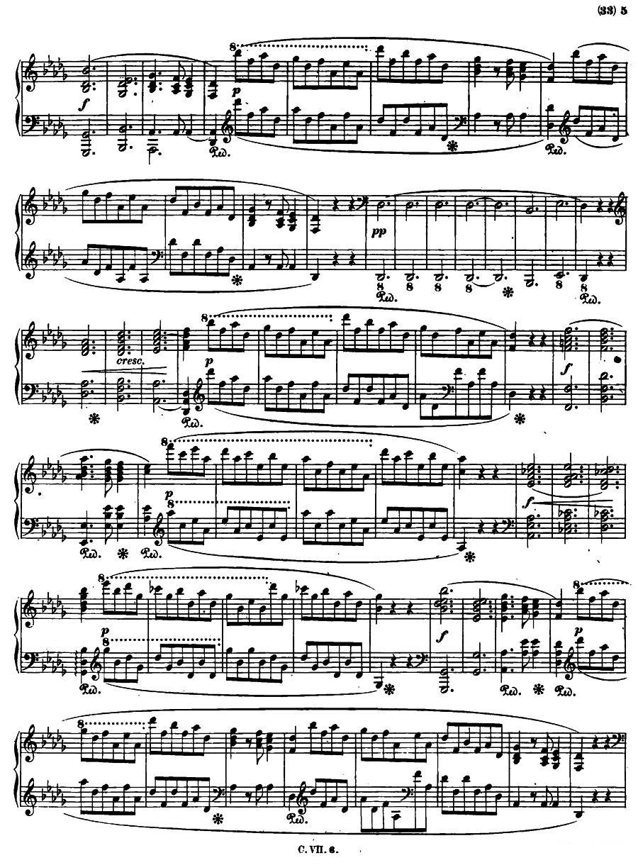 升c小调钢琴谐谑曲Op.39（第三号）钢琴曲谱（图4）