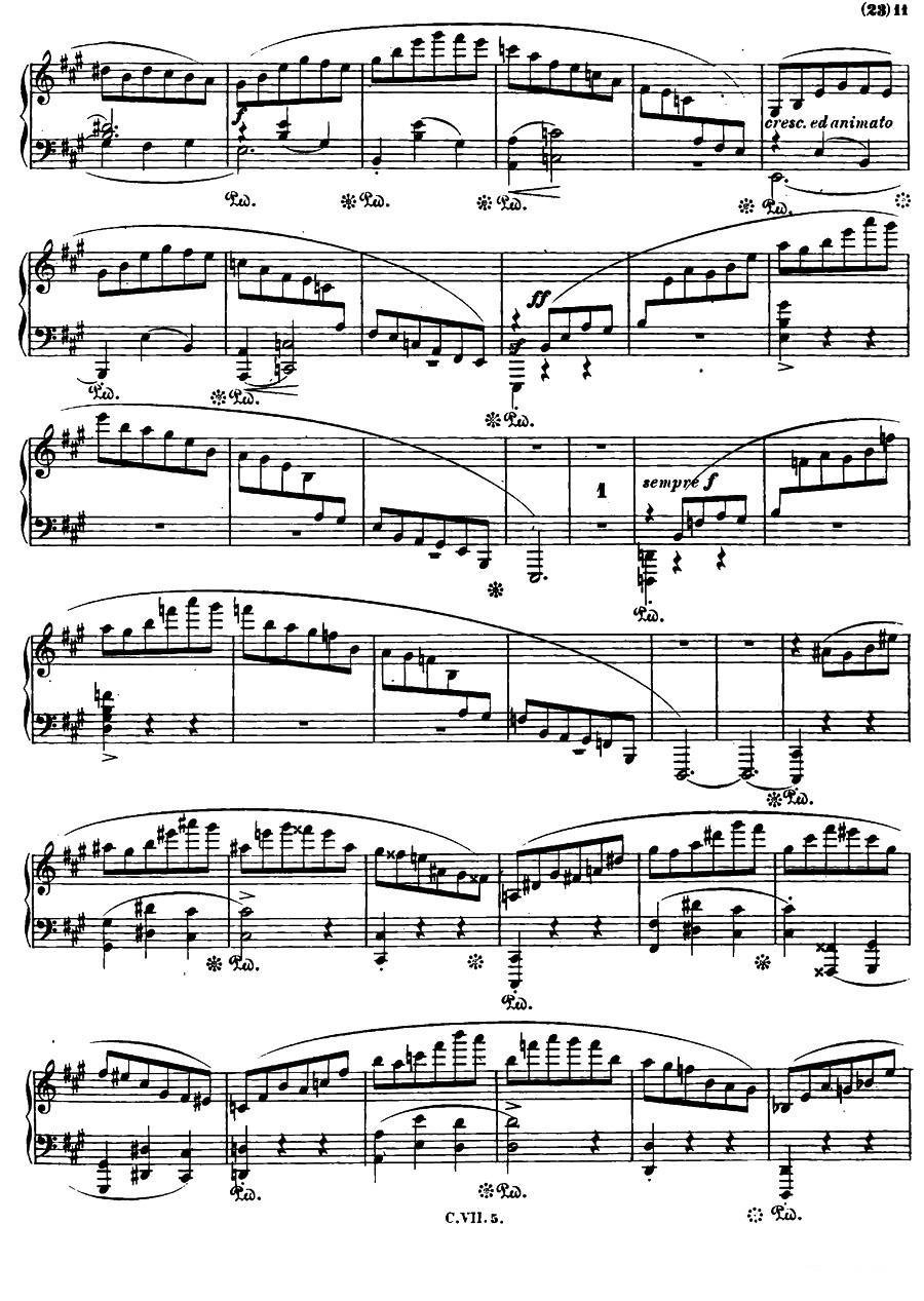 降b小调钢琴谐谑曲Op.31（第二号）钢琴曲谱（图10）