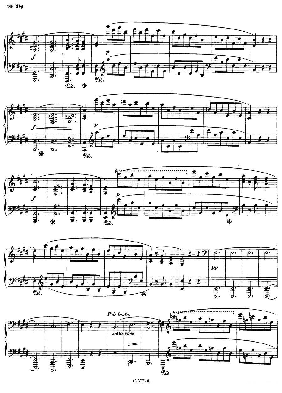 升c小调钢琴谐谑曲Op.39（第三号）钢琴曲谱（图9）