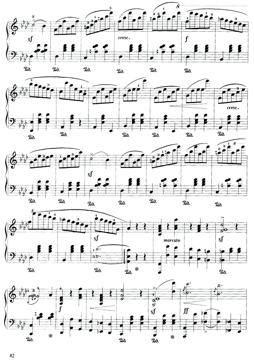 精灵钢琴曲谱（图4）