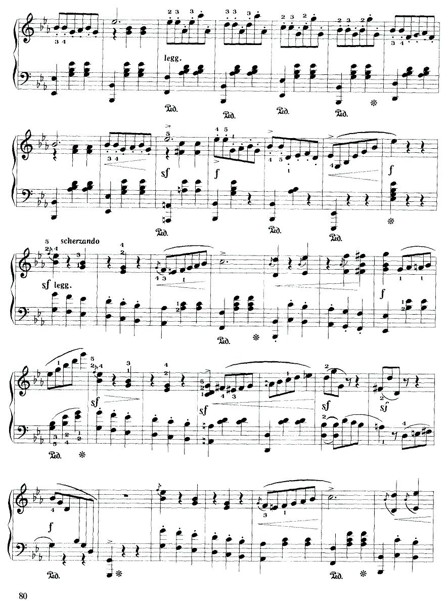 精灵钢琴曲谱（图2）