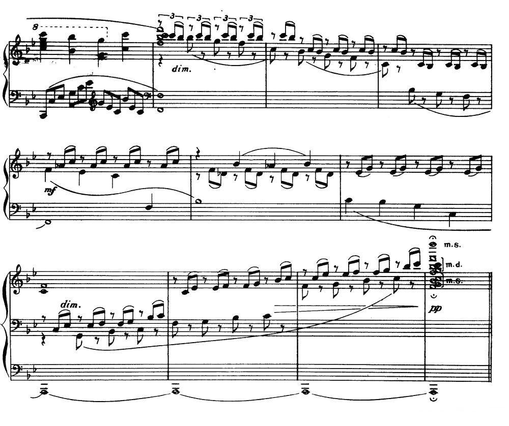 花儿拾零 二、水红花钢琴曲谱（图2）