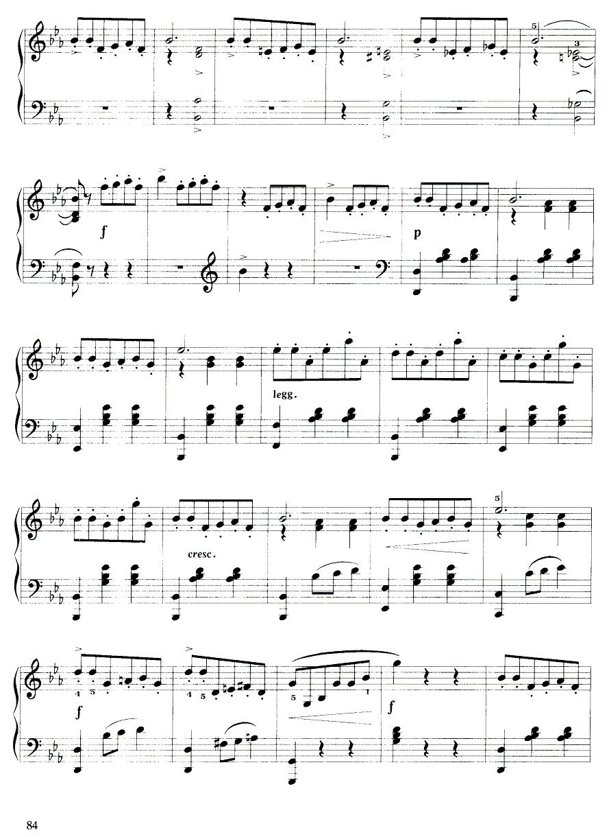 精灵钢琴曲谱（图6）
