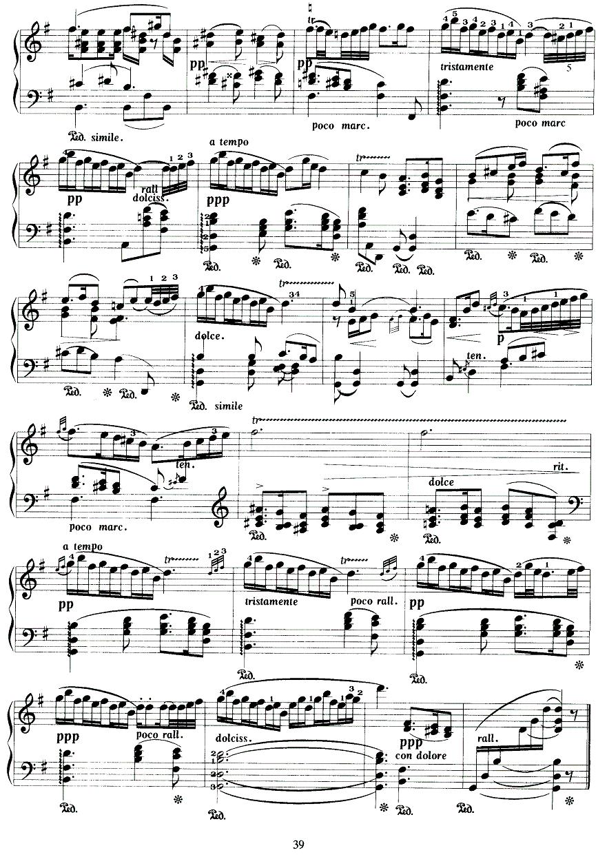 黄昏时分钢琴曲谱（图2）