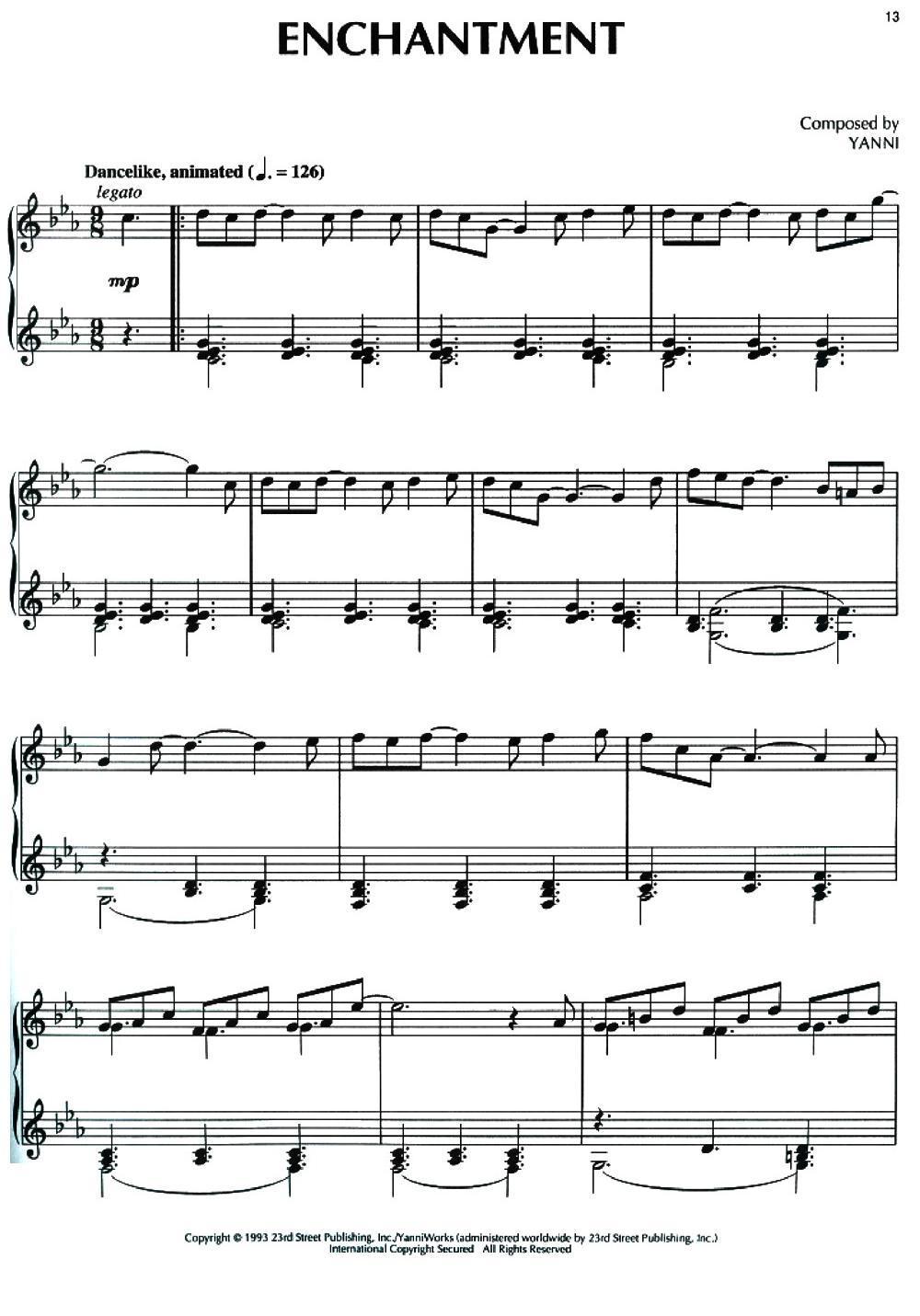Enchantment钢琴曲谱（图1）