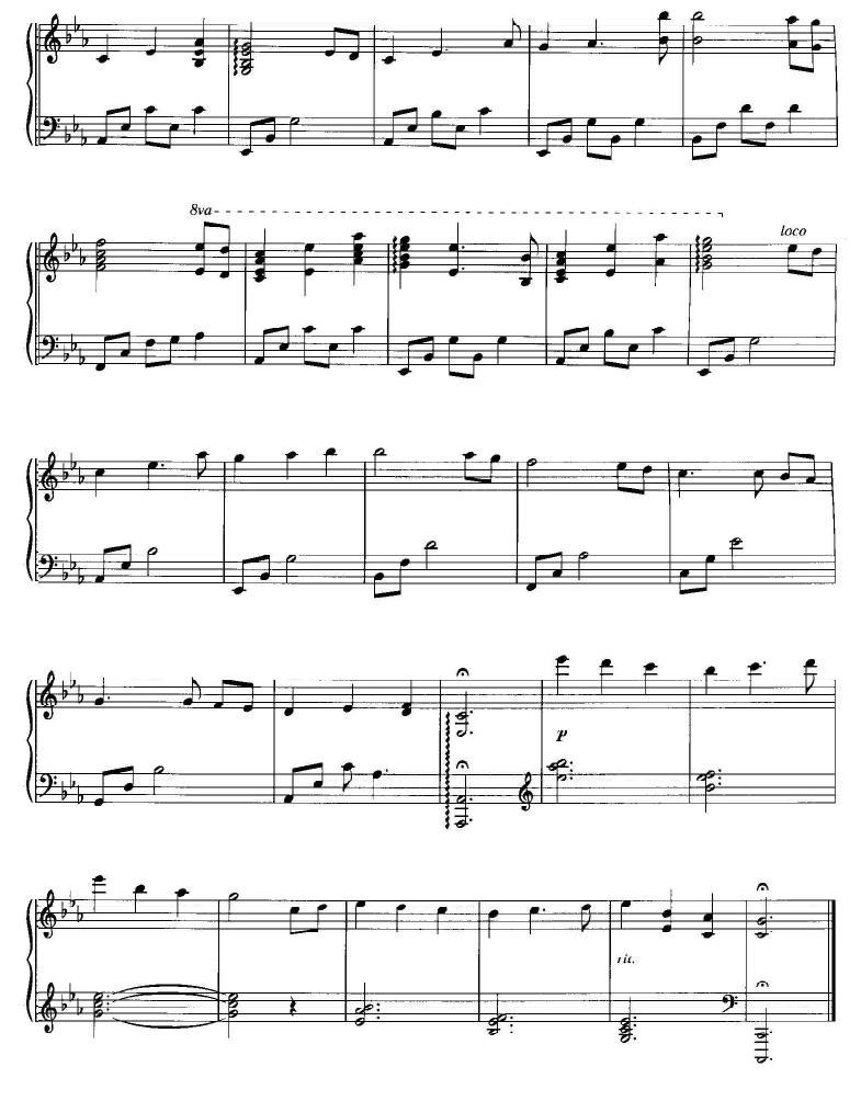 The First Noel钢琴曲谱（图6）