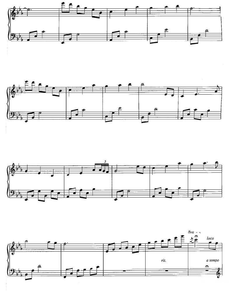 The First Noel钢琴曲谱（图2）
