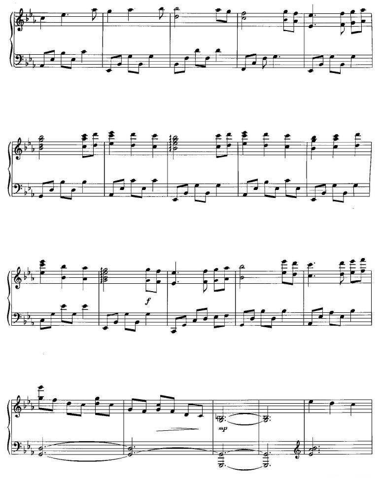 The First Noel钢琴曲谱（图4）