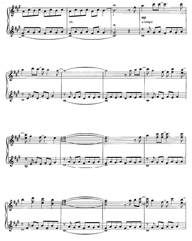 O Come, O Come, Emmanuel钢琴曲谱（图3）
