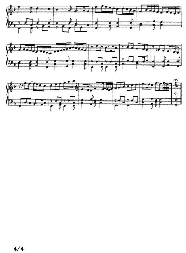 号角舞曲钢琴曲谱（图4）