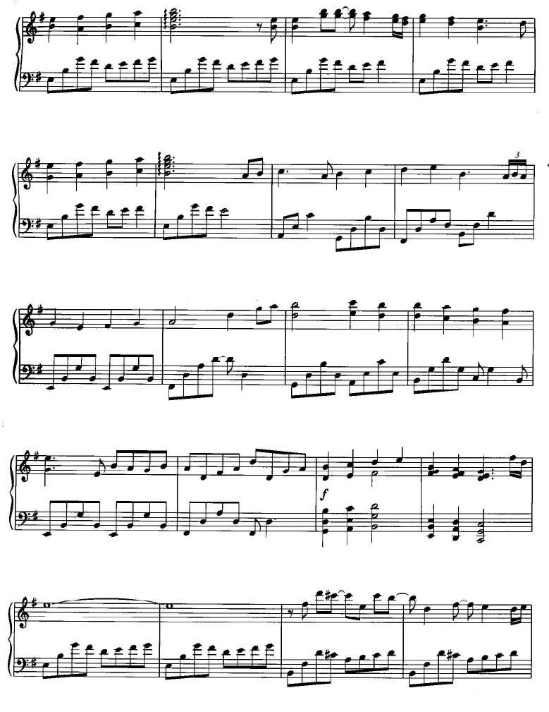 God Rest Ye Merry Gentlemen钢琴曲谱（图3）