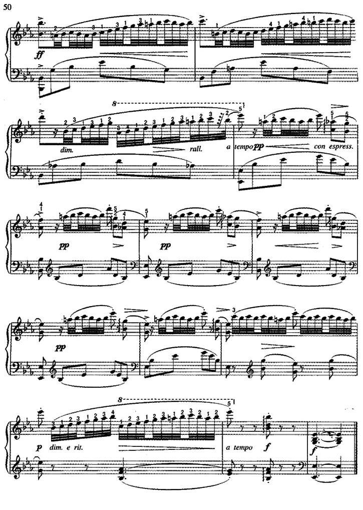 黄昏鸟鸣钢琴曲谱（图4）