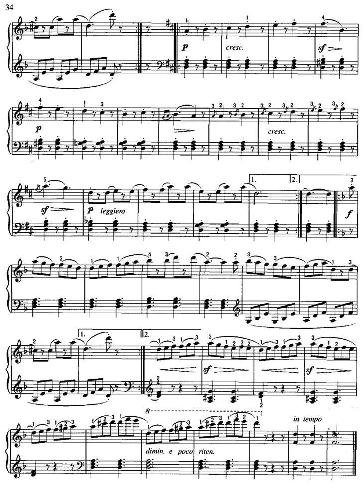 塔兰泰拉舞曲钢琴曲谱（图2）