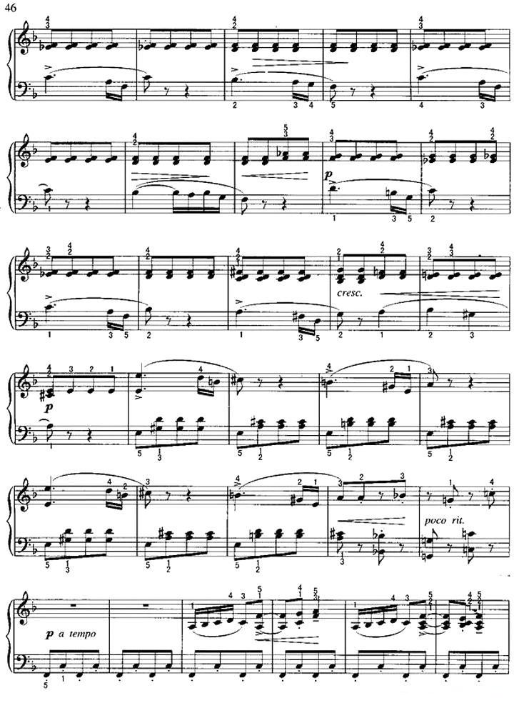 纺纱曲钢琴曲谱（图2）