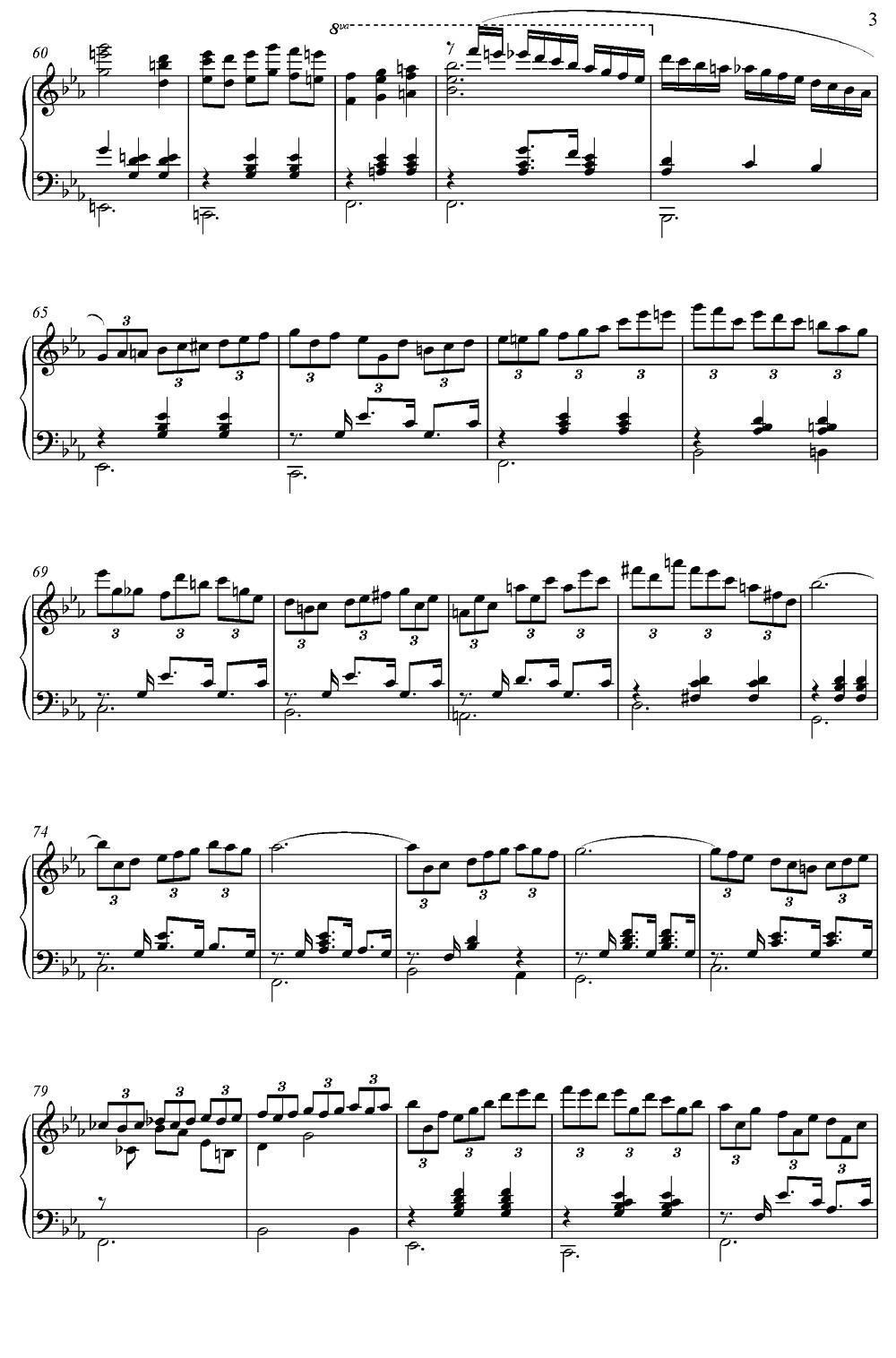 Legend Of 1900（电影《海上钢琴师》选曲）钢琴曲谱（图3）