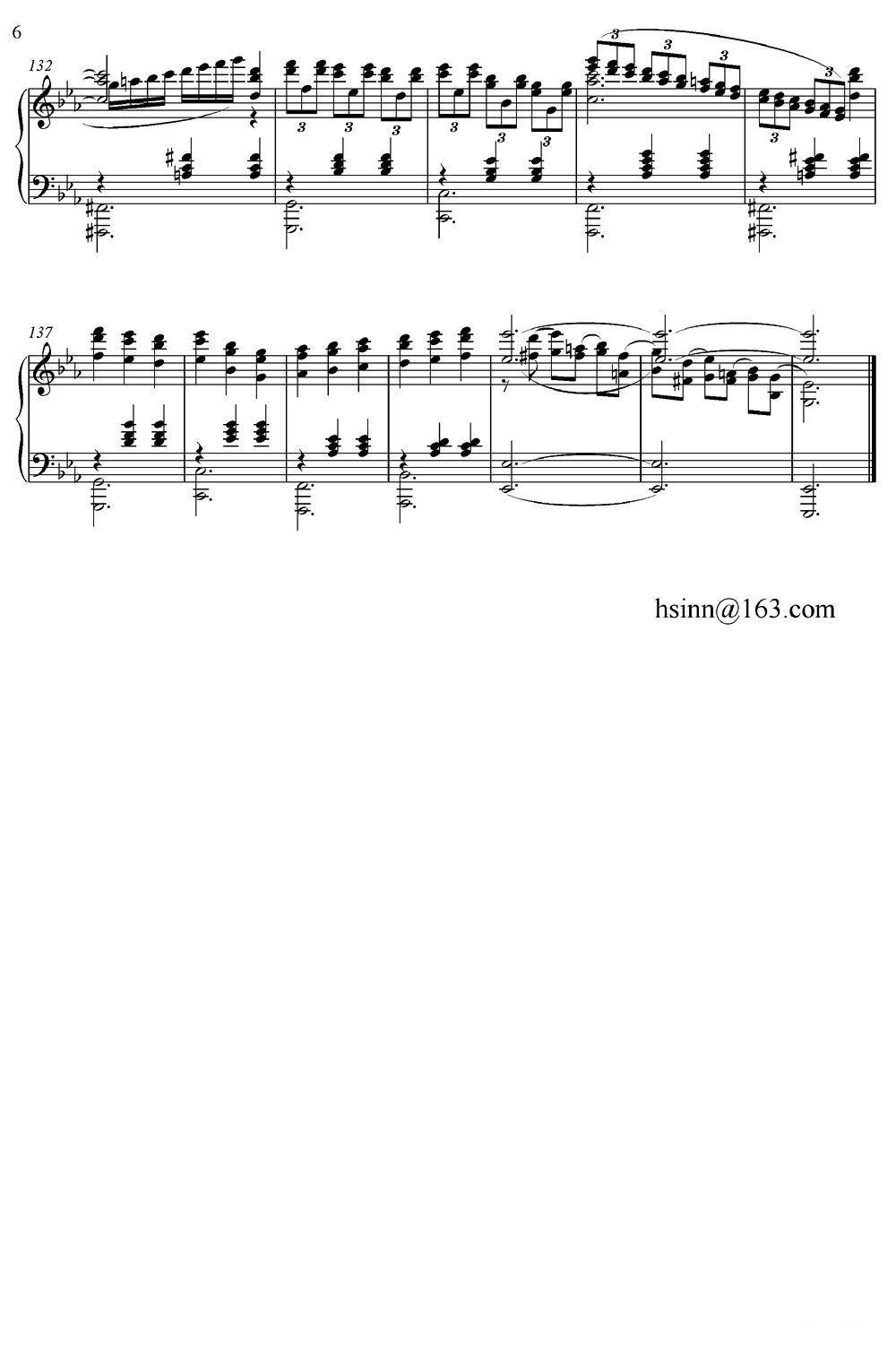Legend Of 1900（电影《海上钢琴师》选曲）钢琴曲谱（图6）