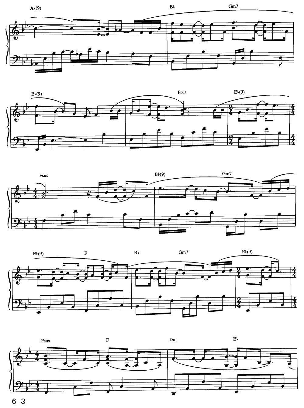 DREAM COME TRUE钢琴曲谱（图3）