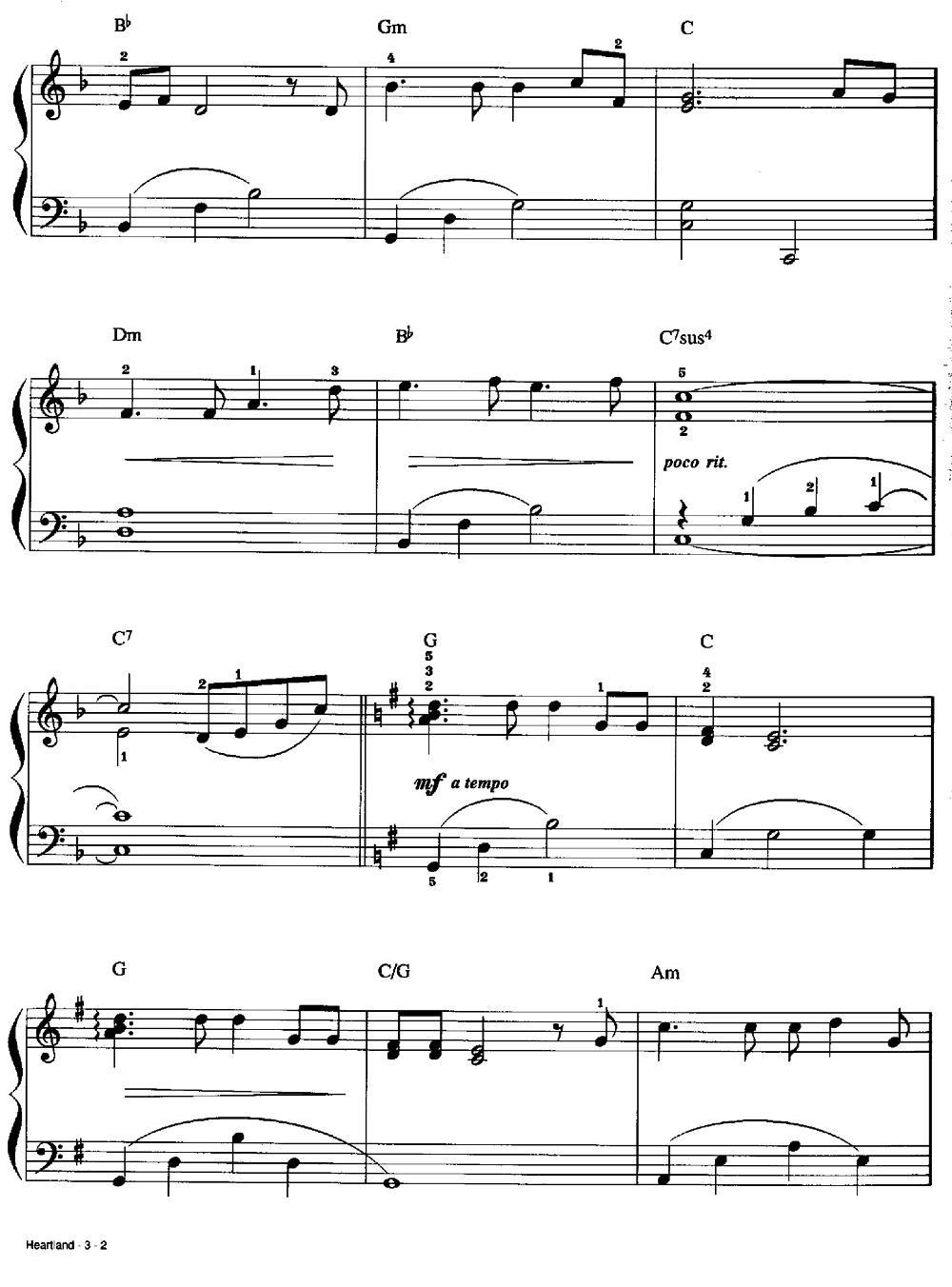 HEARTLAND钢琴曲谱（图2）
