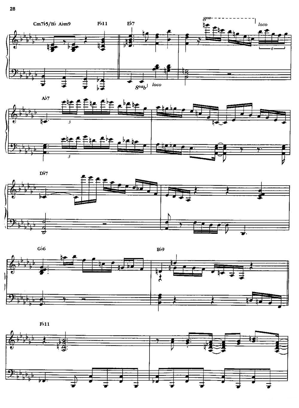CARAVAN钢琴曲谱（图4）