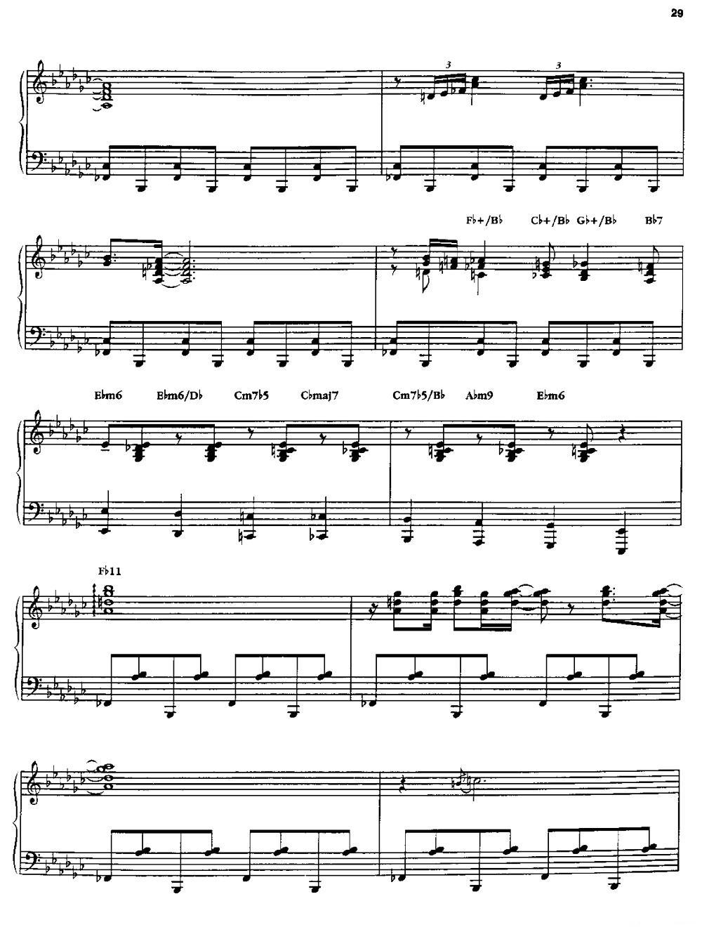 CARAVAN钢琴曲谱（图5）