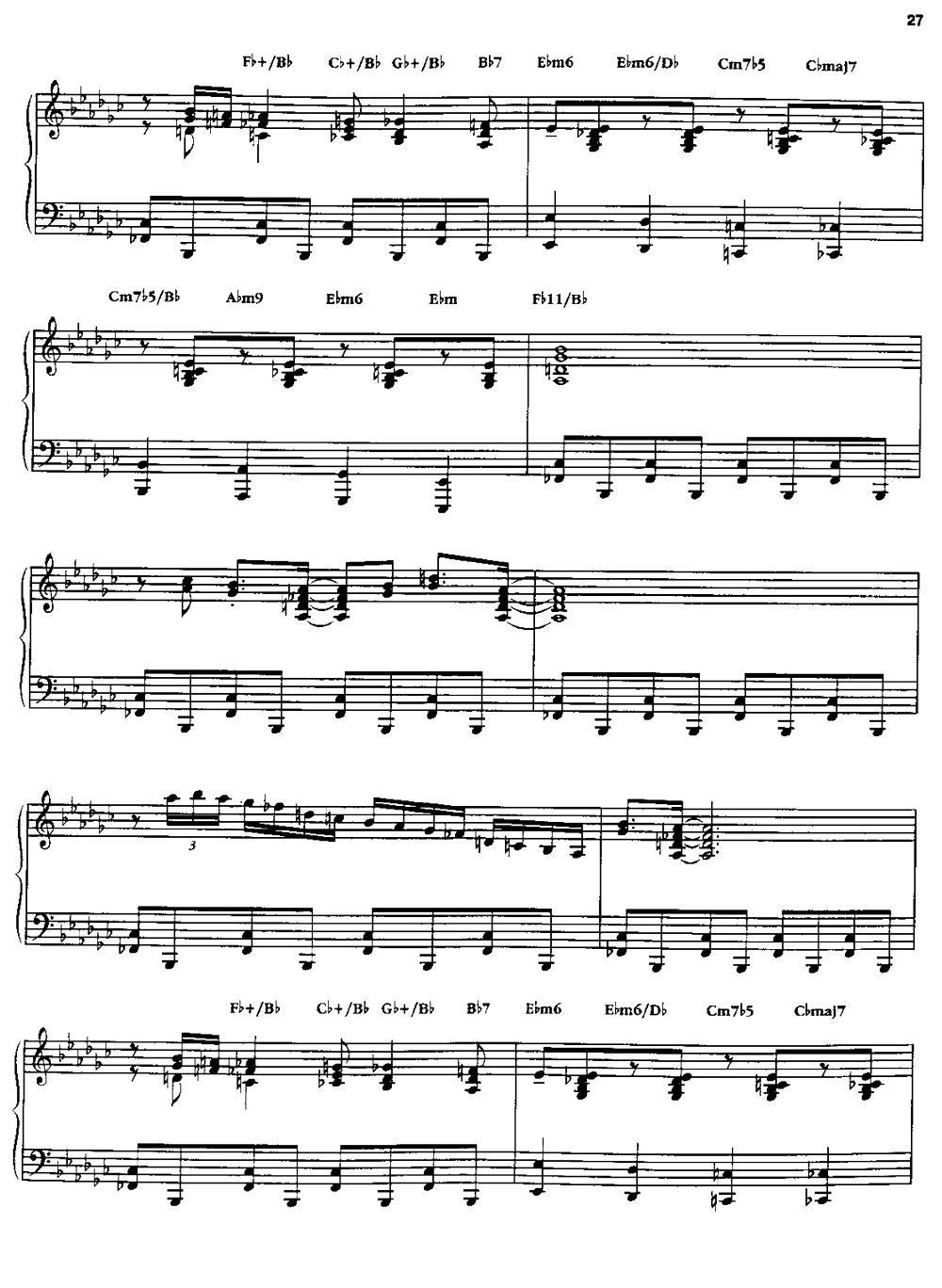 CARAVAN钢琴曲谱（图3）