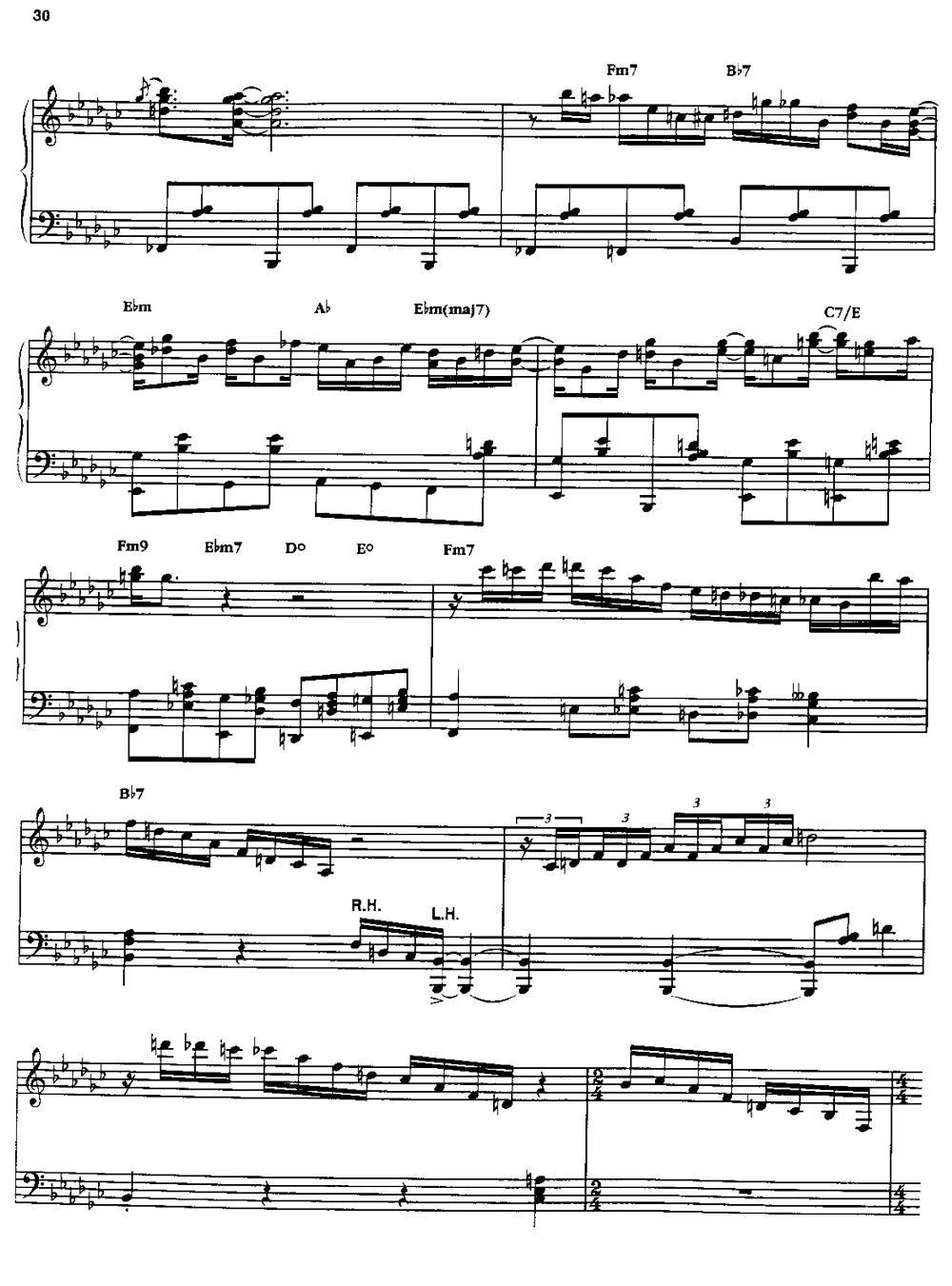 CARAVAN钢琴曲谱（图6）