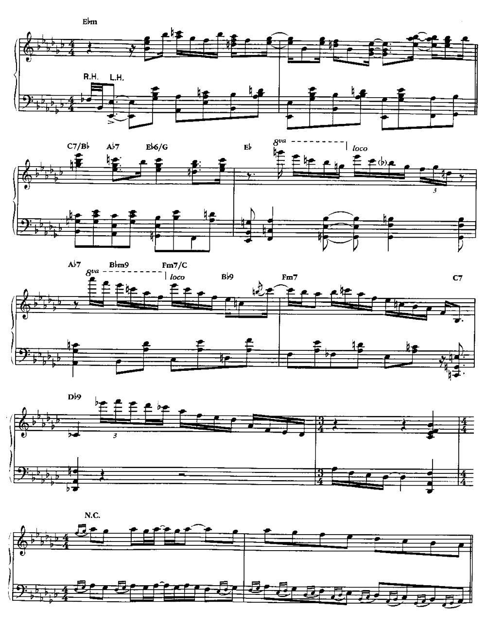 CARAVAN钢琴曲谱（图7）