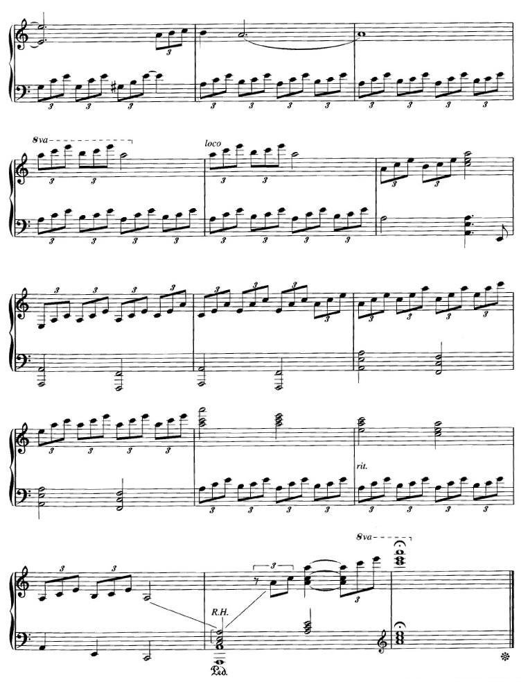 The Firedance钢琴曲谱（图9）