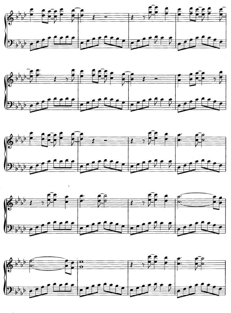 Free Fall钢琴曲谱（图4）
