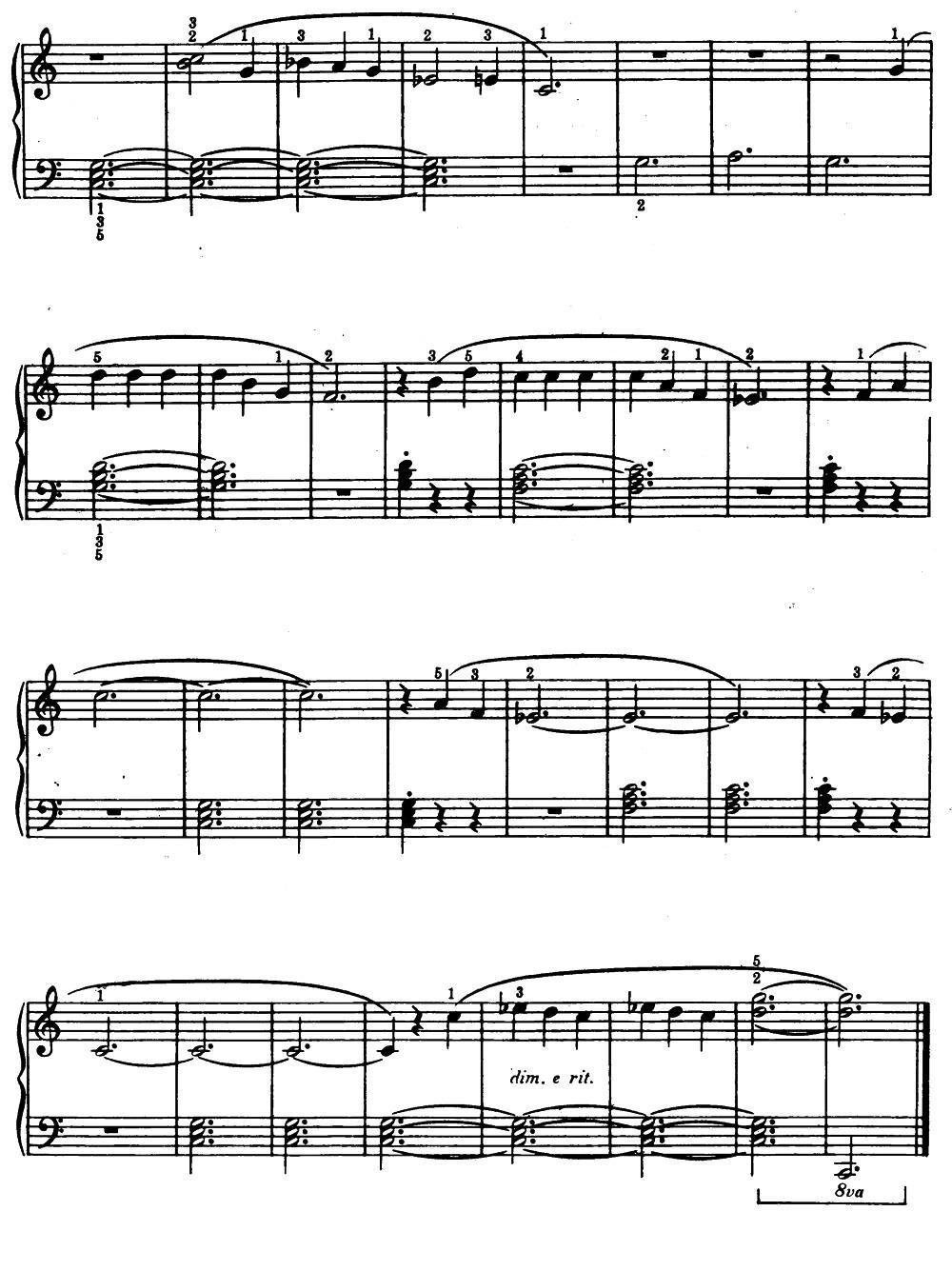 星夜布鲁斯钢琴曲谱（图2）